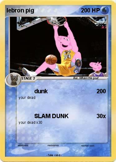Pokemon lebron pig