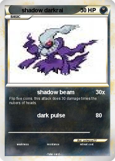 Pokemon shadow darkrai