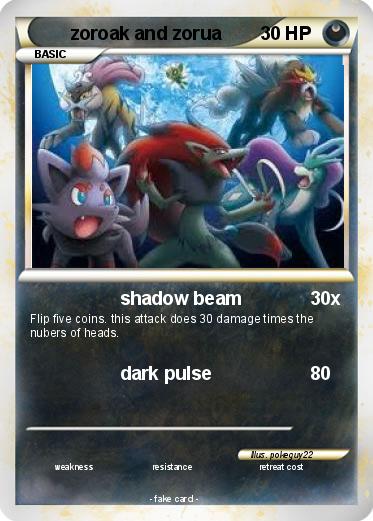 Pokemon zoroak and zorua