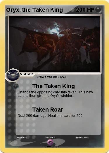 Pokemon Oryx, the Taken King