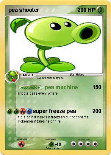 Pokemon pea shooter