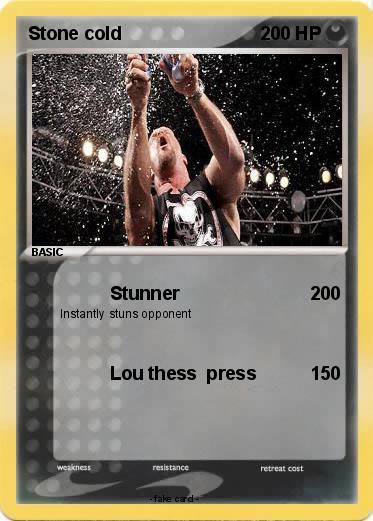 Pokemon Stone cold