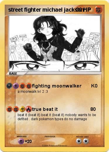 Pokemon street fighter michael jackson