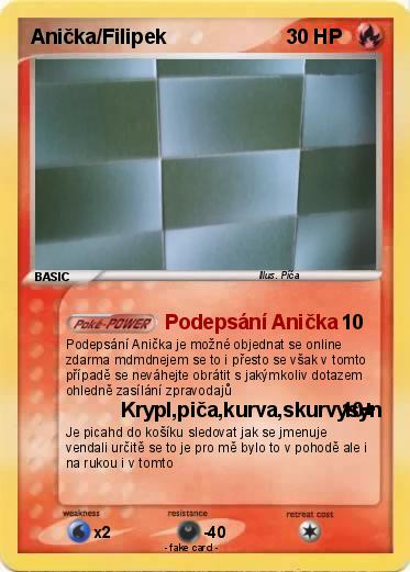 Pokemon Anička/Filipek