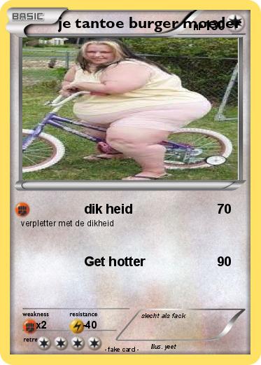 Pokemon je tantoe burger moeder