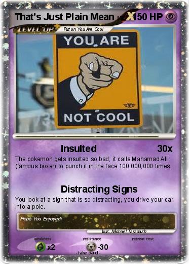 Pokemon That's Just Plain Mean
