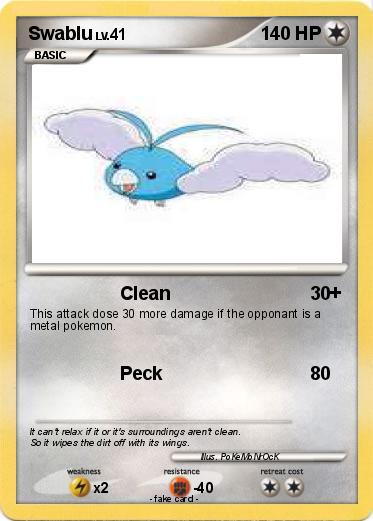 Pokemon Swablu