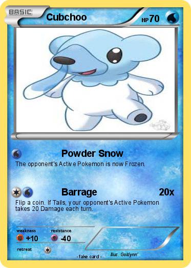 Pokemon Cubchoo
