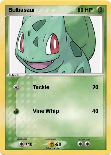 Pokemon Bulbasaur