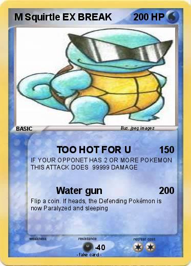 Pokemon M Squirtle EX BREAK