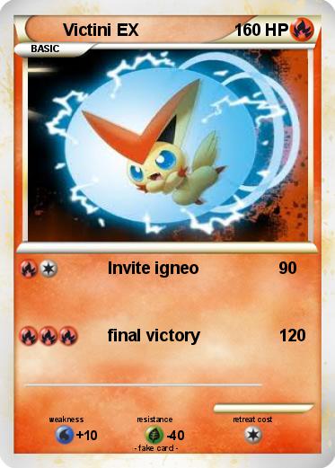 Pokemon Victini EX