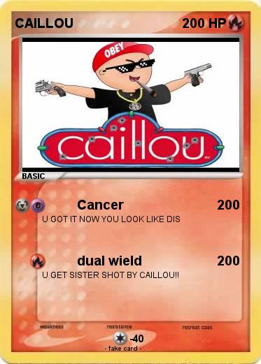 Pokemon CAILLOU