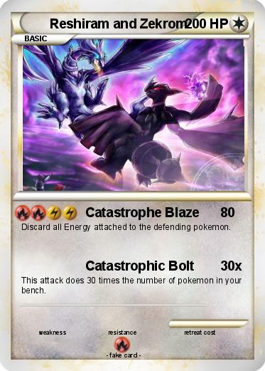 Pokemon Reshiram and Zekrom