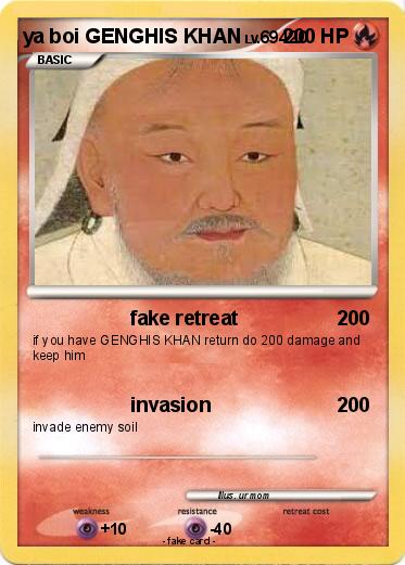 Pokemon ya boi GENGHIS KHAN