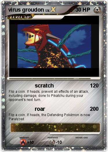 Pokemon virus groudon