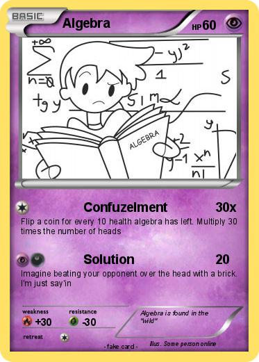 Pokemon Algebra
