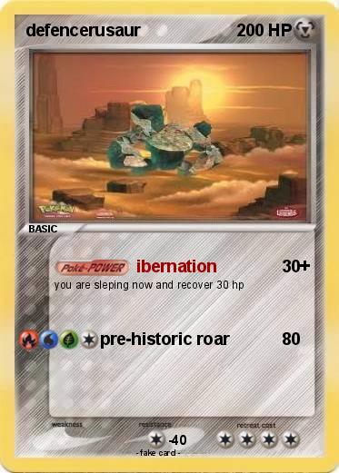 Pokemon defencerusaur