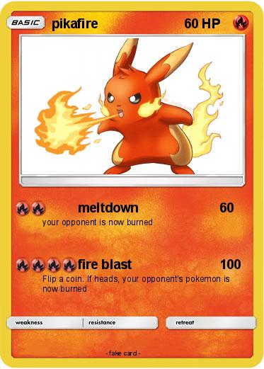 Pokemon pikafire