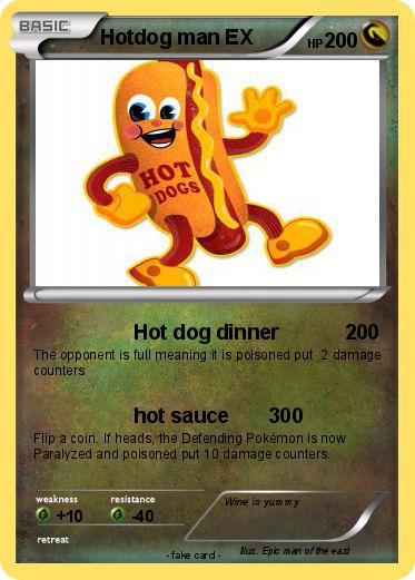 Pokemon Hotdog man EX