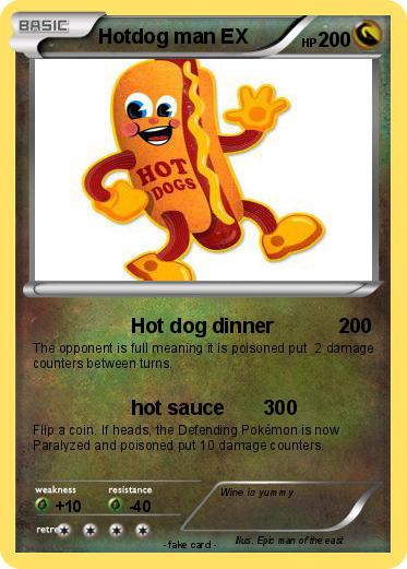 Pokemon Hotdog man EX