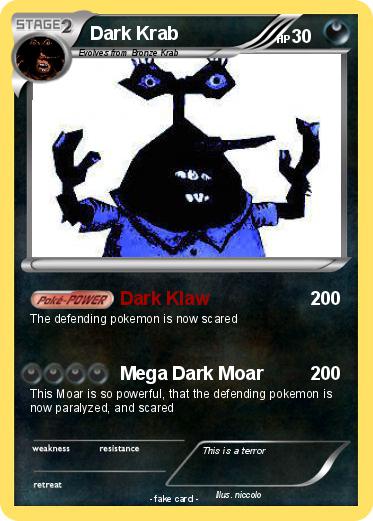 Pokemon Dark Krab