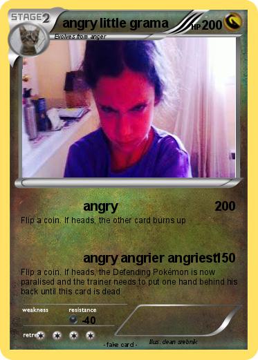 Pokemon angry little grama