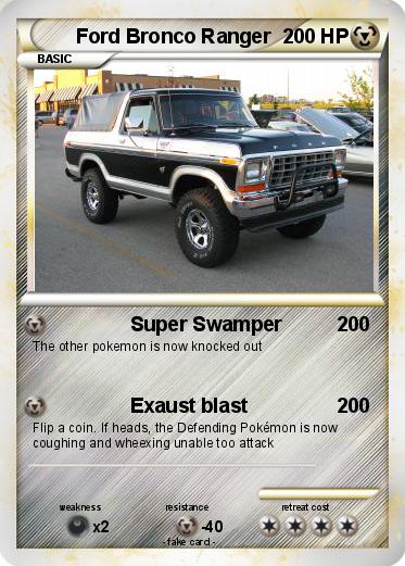 Pokemon Ford Bronco Ranger
