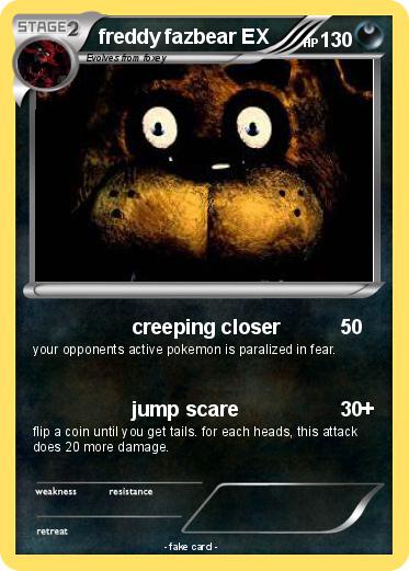 Pokemon freddy fazbear EX