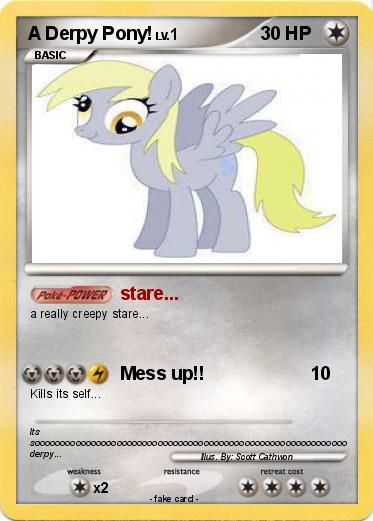 Pokemon A Derpy Pony!