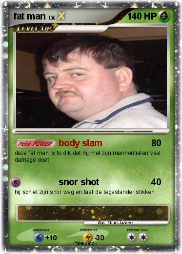 Pokemon fat man