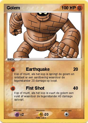Pokemon Golem