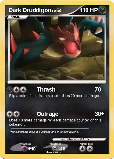 Pokemon Dark Druddigon