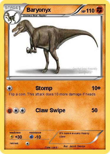 Pokemon Baryonyx