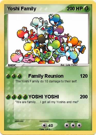 Pokemon Yoshi Family