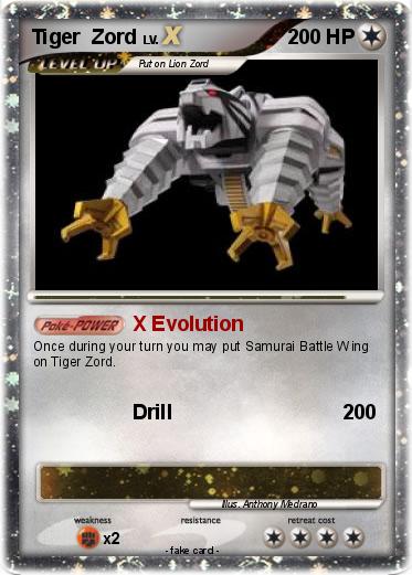 Pokemon Tiger  Zord