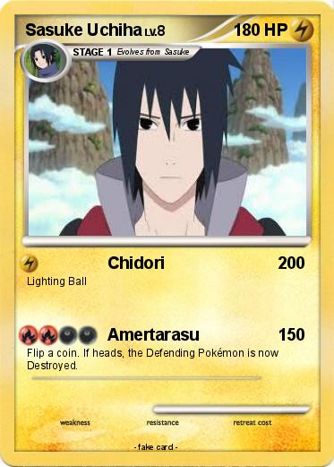 Pokemon Sasuke Uchiha