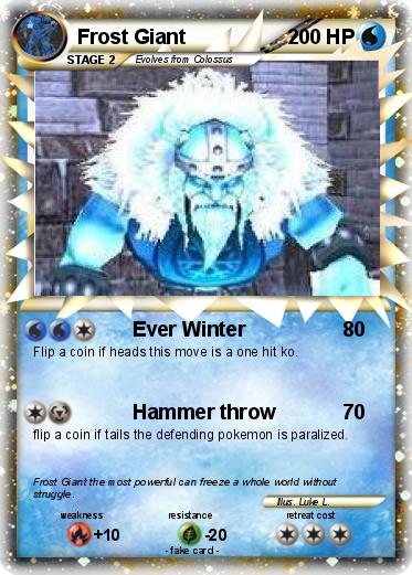 Pokemon Frost Giant