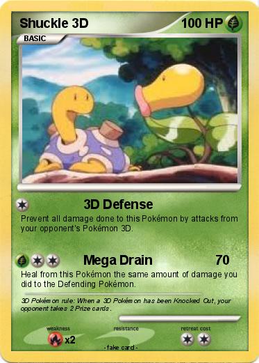Pokemon Shuckle 3D