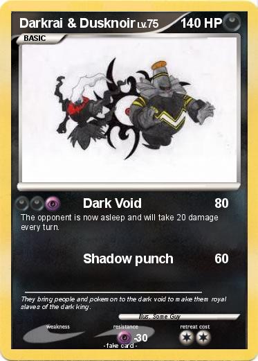 Pokemon Darkrai & Dusknoir