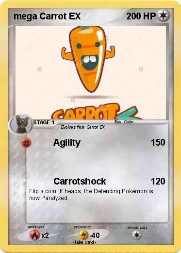 Pokemon mega Carrot EX