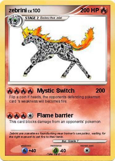 Pokemon zebrini