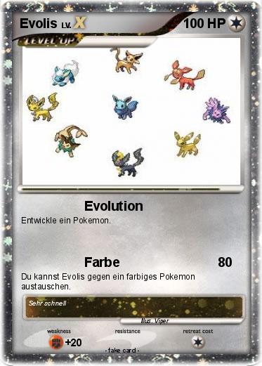 Pokemon Evolis