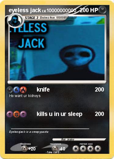 Pokemon eyeless jack