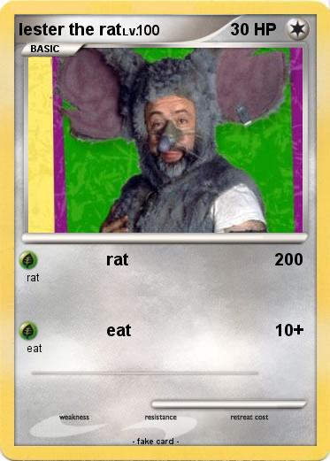 Pokemon lester the rat