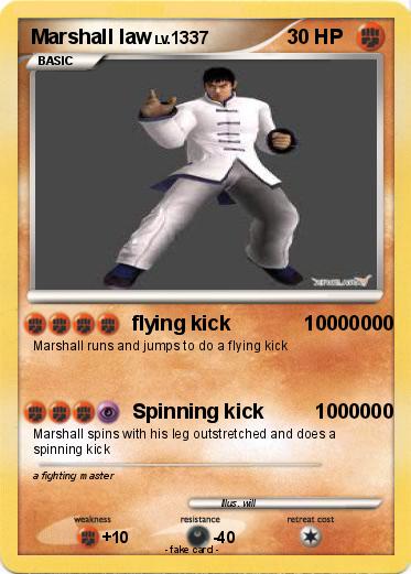 Pokemon Marshall law