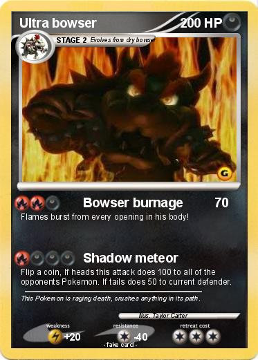Pokemon Ultra bowser