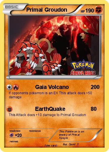 Pokemon Primal Groudon