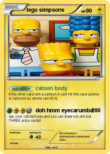 Pokemon lego simpsons