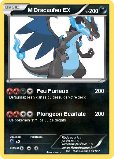 Pokemon M Dracaufeu EX