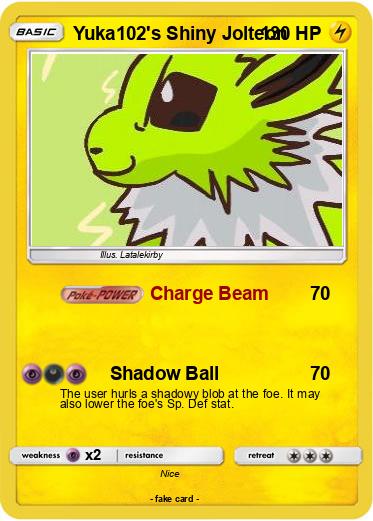 Pokemon Yuka102's Shiny Jolteon